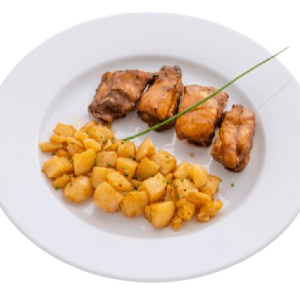 Costillas Barbacoa & Patata Trinchada