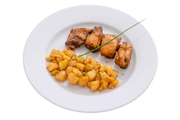 Costillas Barbacoa & Patata Trinchada