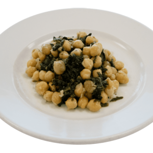 Espinacas a la Catalana & Garbanzos Eco