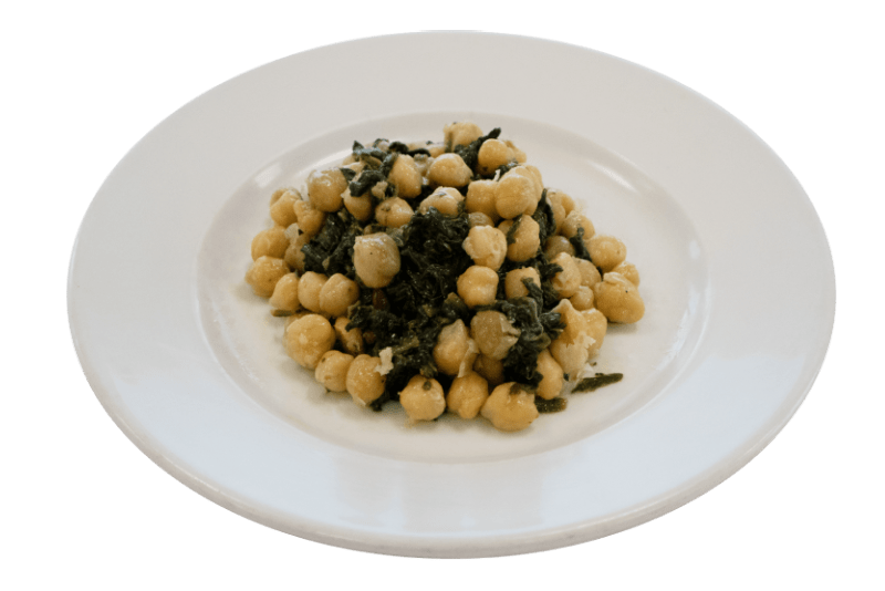 Espinacas a la Catalana & Garbanzos Eco