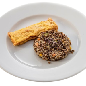 Truita de Carbassó & Llenties amb Quinoa