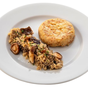 Tortilla de Patatas & Arroz con Setas